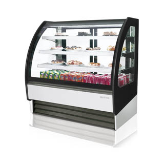 Infrico USA IDC-VBR12N Pastry Display Cases Curved Glass,INF-IDC-VBR12N, Chef's Deal